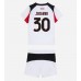 AC Milan Ardon Jashari #30 Bortedraktsett Barn 2025-26 Kortermet (+ Korte bukser)
